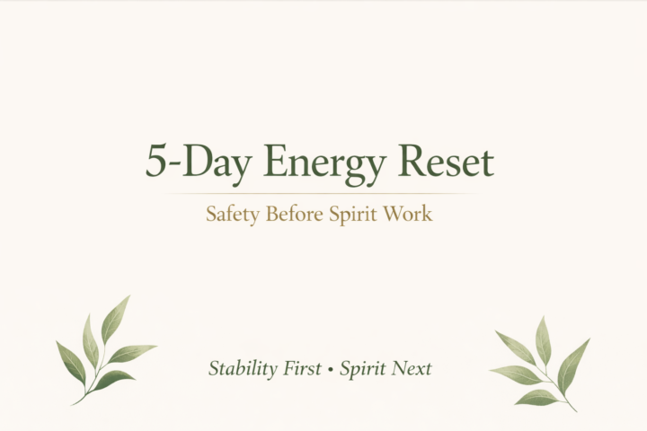 🌿 5-Day Energy Reset — Starts Tomorrow (Free)