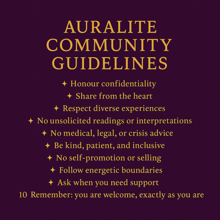 🌿 Auralite Community Guidelines