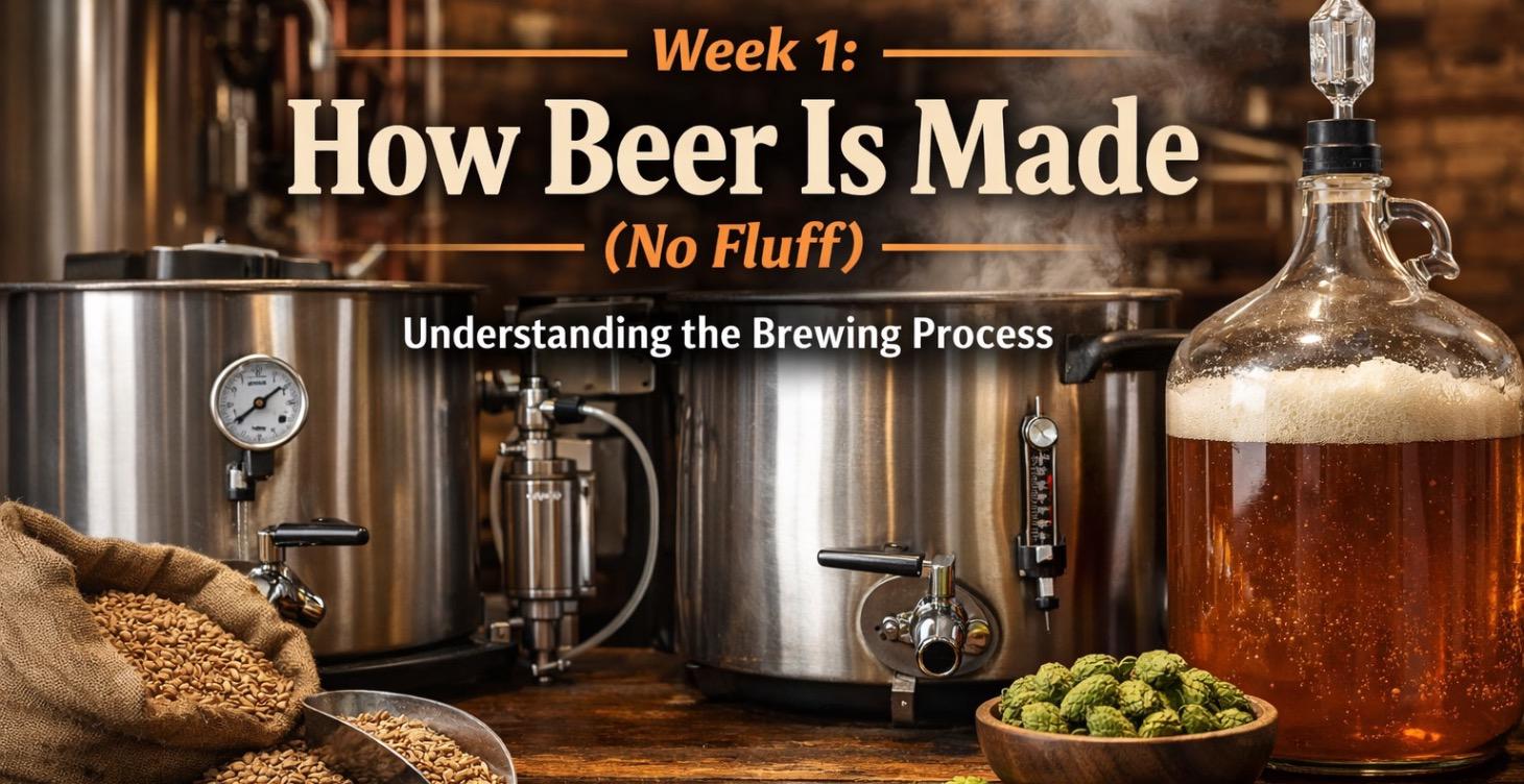Week 1 - How Beer is Made (No Fluff)