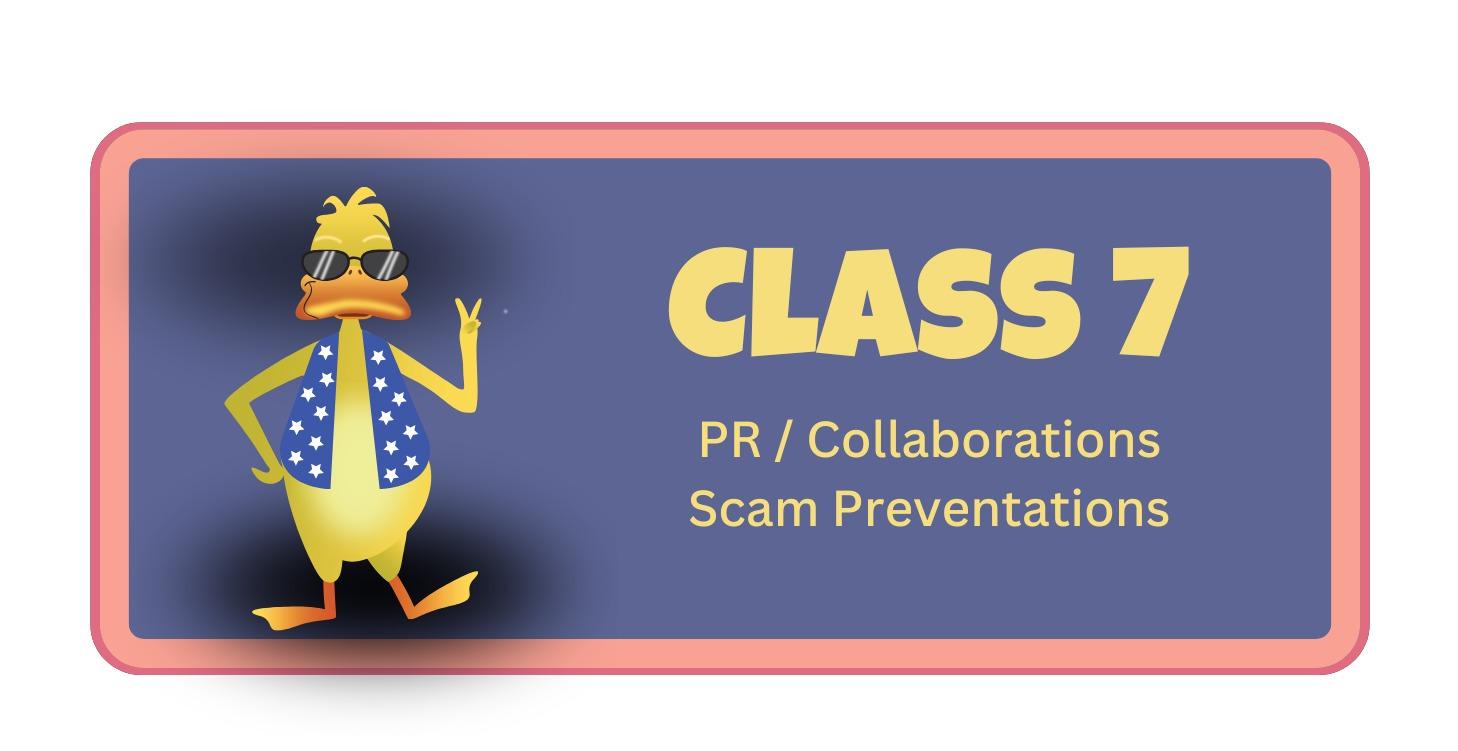 PR, Collabs & Scam Preventions