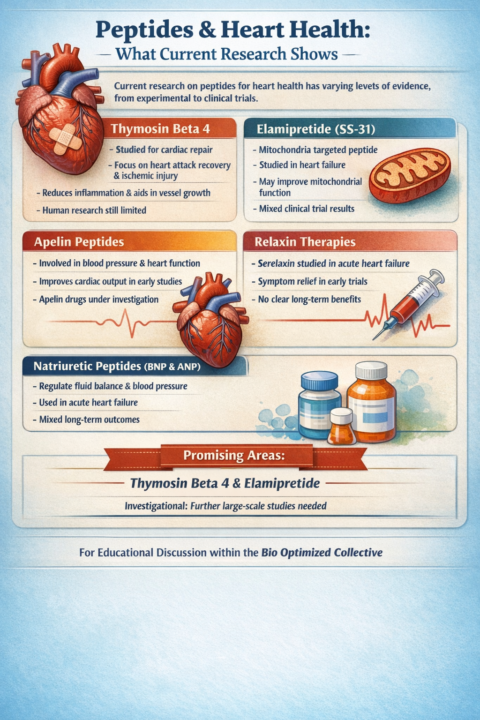 Peptides and Heart Health: What Current Research Shows