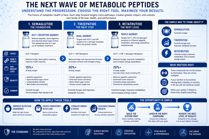 The Evolution of Fat Loss: Semaglutide vs Tirzepatide vs Retatrutide