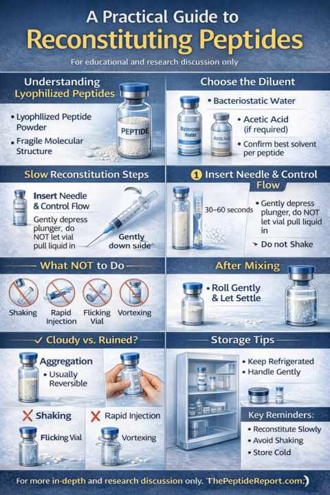 A Practical Guide to Reconstituting Peptides (Educational Use Only)