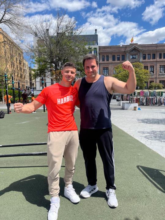 Con el gran sensei 💪
