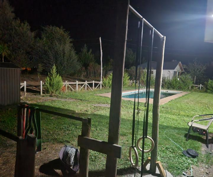 Les presento mi lugar de entrenamiento echo  con mis propias  manos
