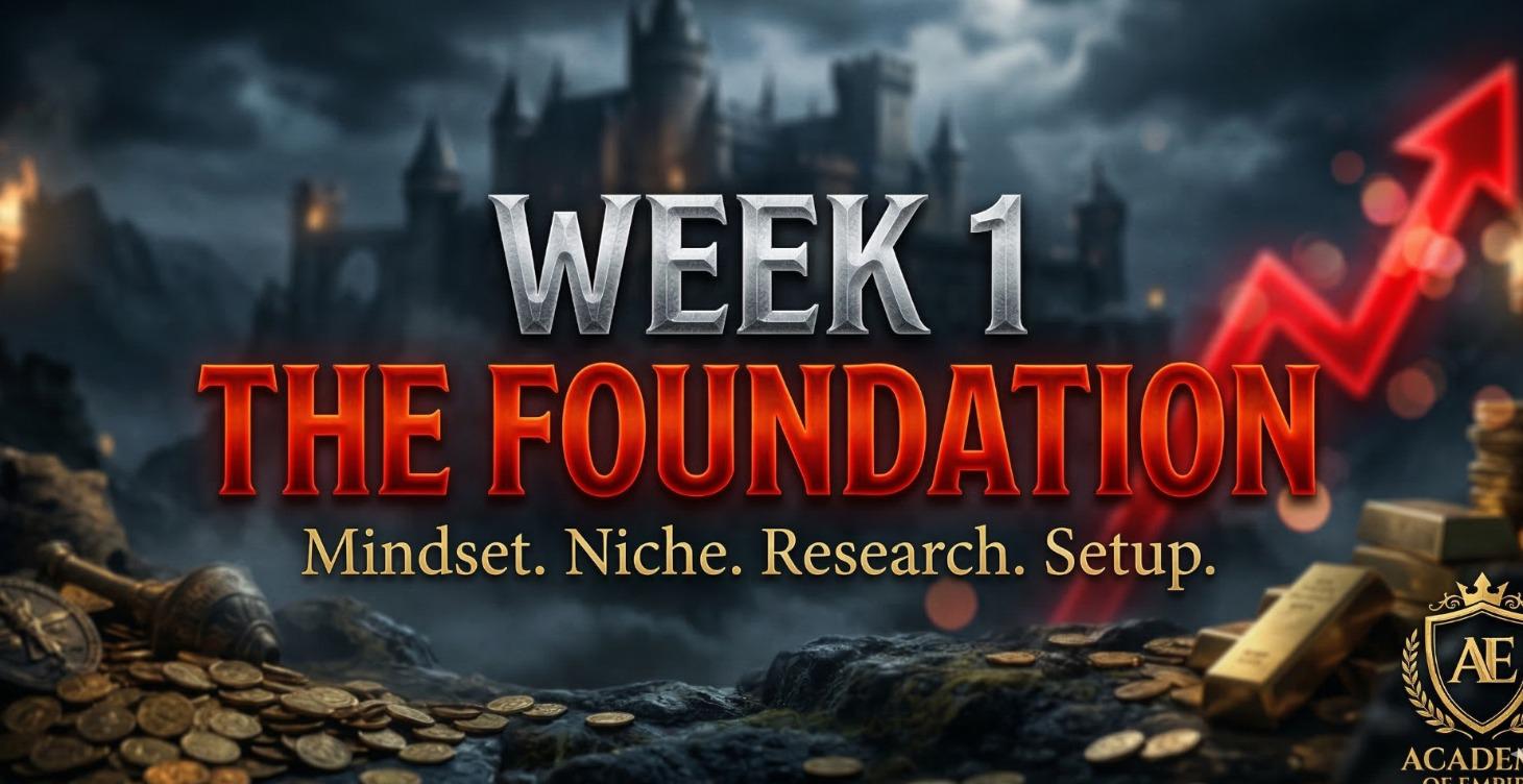 Week 1 — The Foundation