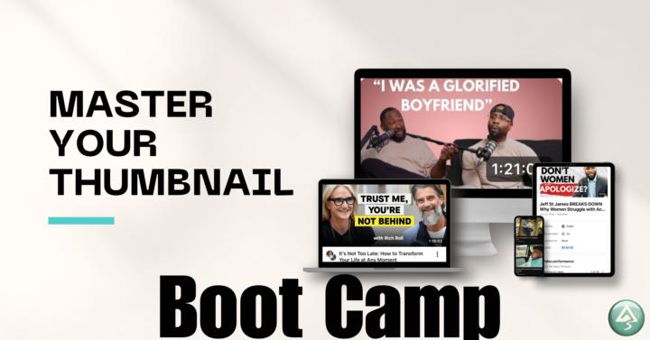 Looking forward to being with you guys this Wednesday and Thursday for the Master Your Thumbnail Bootcamp!  