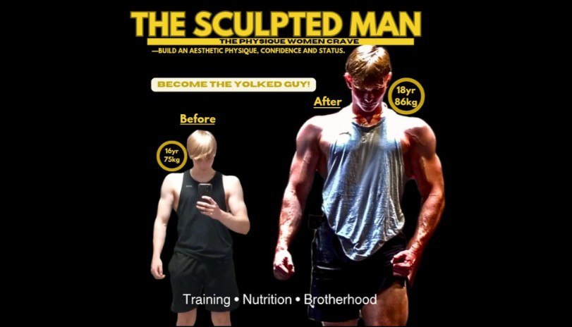 The sculpted man
