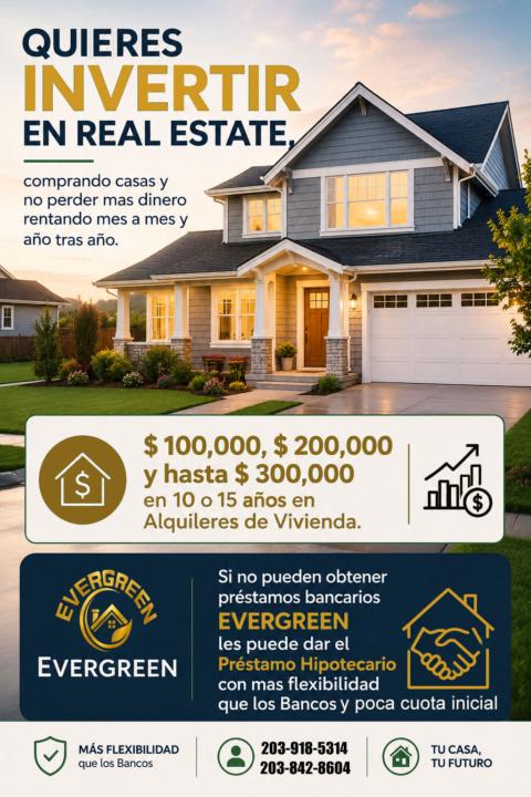 Gane dinero invirtiendo en Bienes Raíces