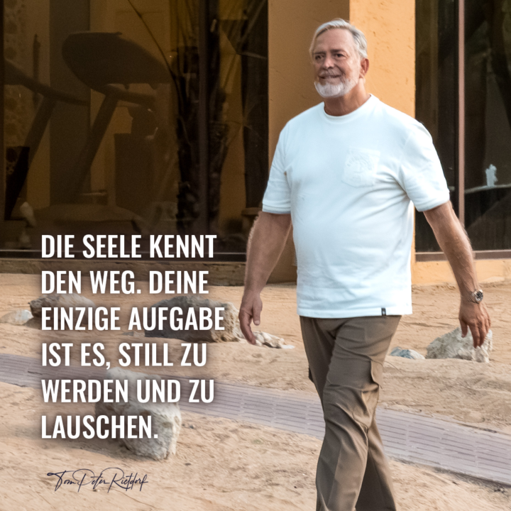 Du suchst nach einer Landkarte, dabei trägst du den Kompass in deiner Seele.