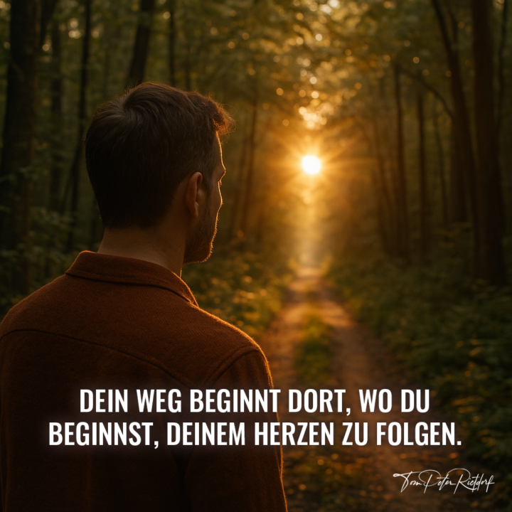 Wenn deine Seele ruft, antwortet das Leben mit Zeichen.