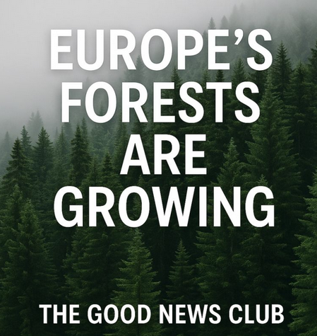 Good News | September 30, 2025 - Europe’s Forests Are Growing