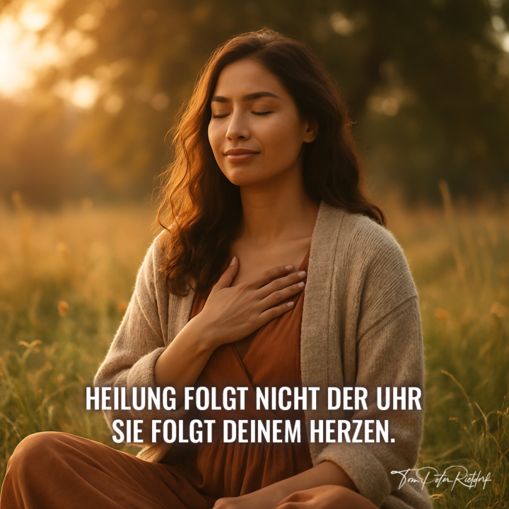 Du musst nicht eilen. Deine Seele kennt den Rhythmus.