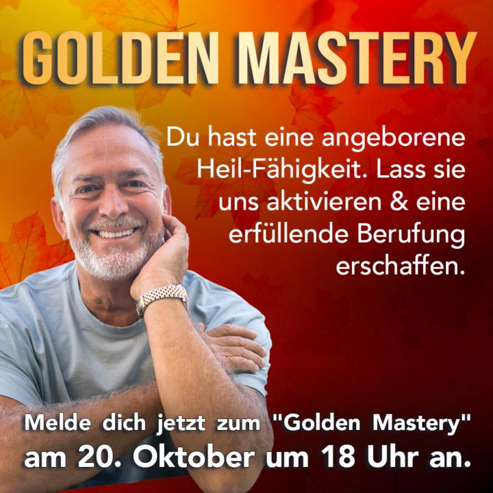 HEUTE IST DER GROSSE TAG - Die neue Golden Mastery um 18 Uhr LIVE