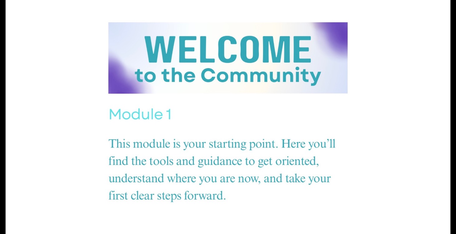 Module 1 Getting Started