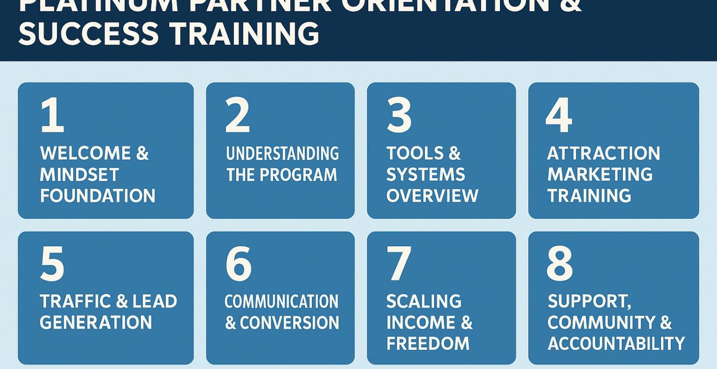 Training Outline for New Partners