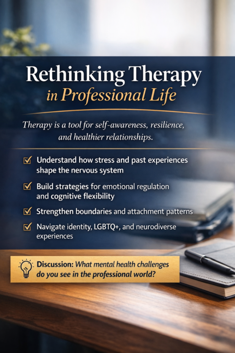 Rethinking Therapy in Professional Life