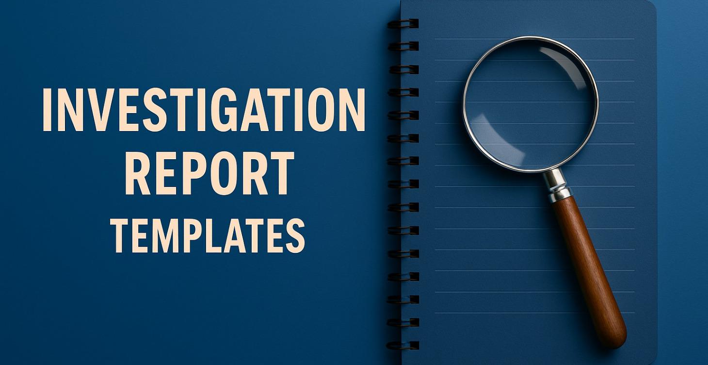 Investigation Report Templates