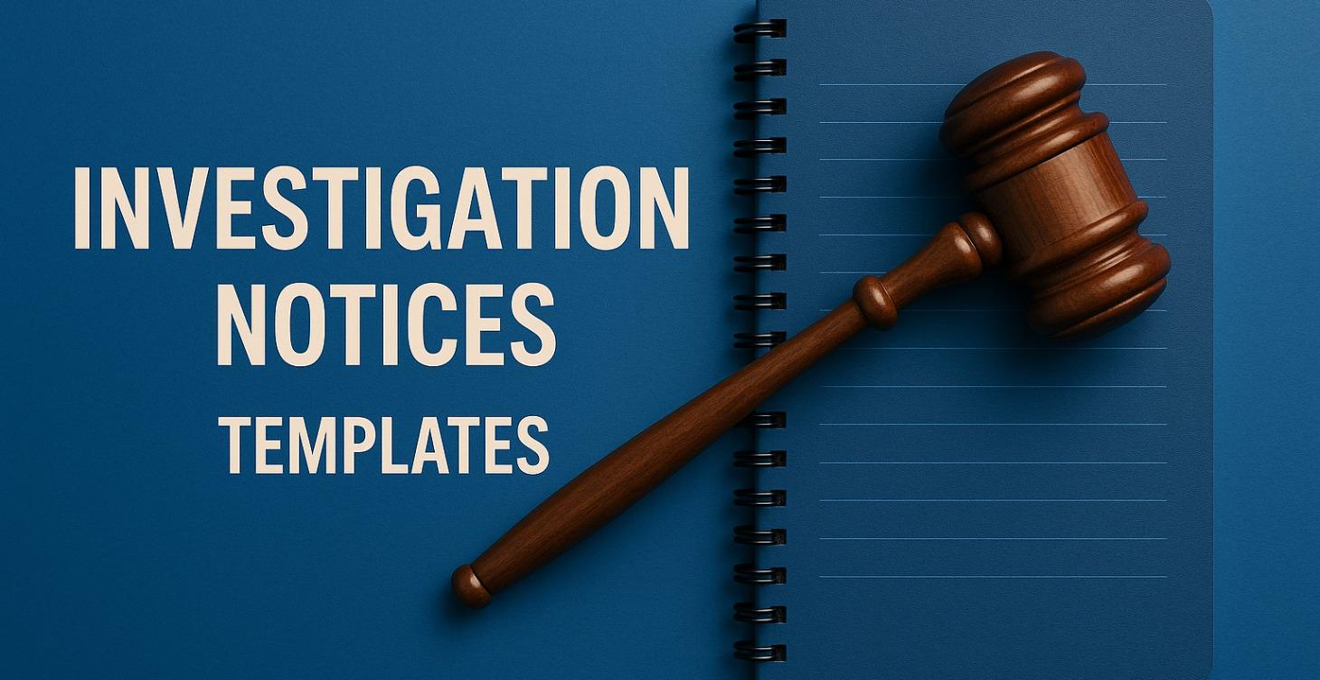 Investigation Notices