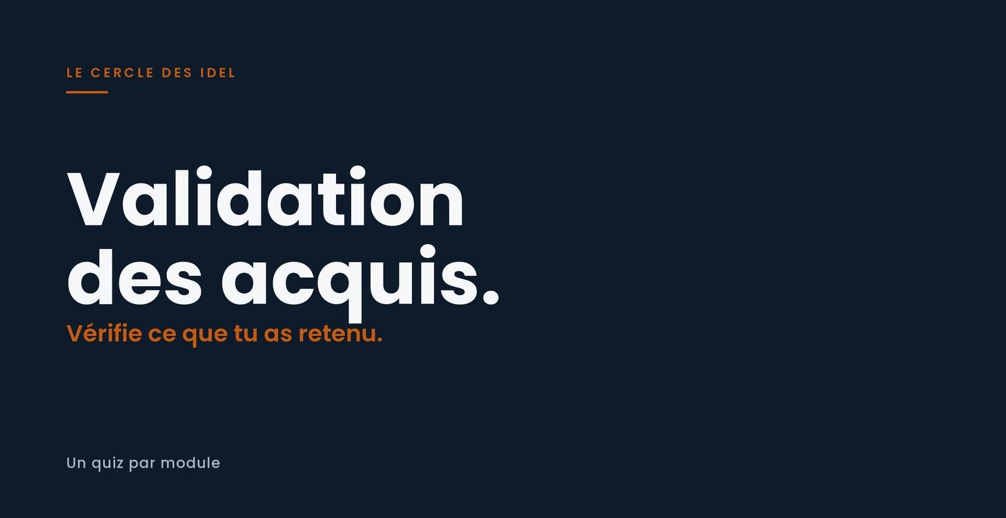 Validation des acquis
