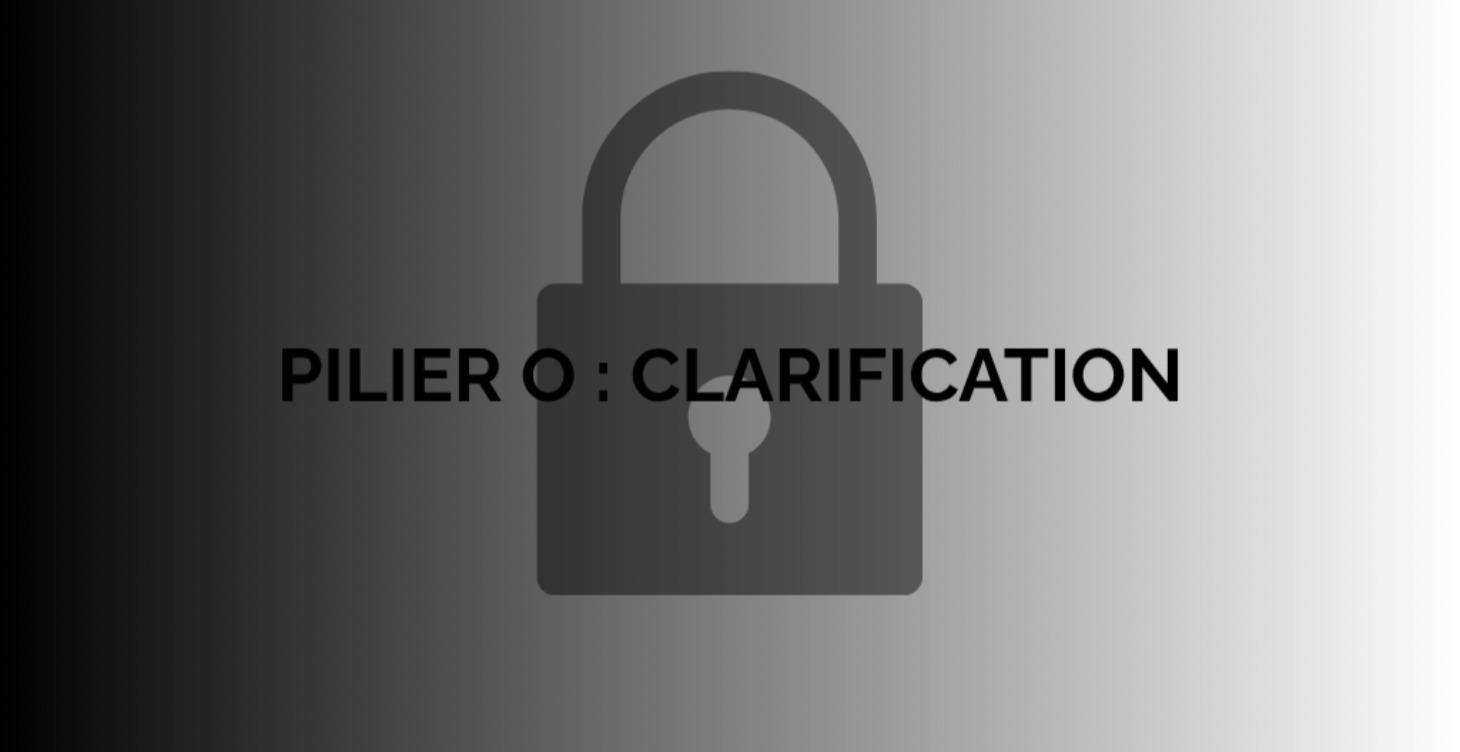 Pilier 0 : CLARIFICATION 🔒