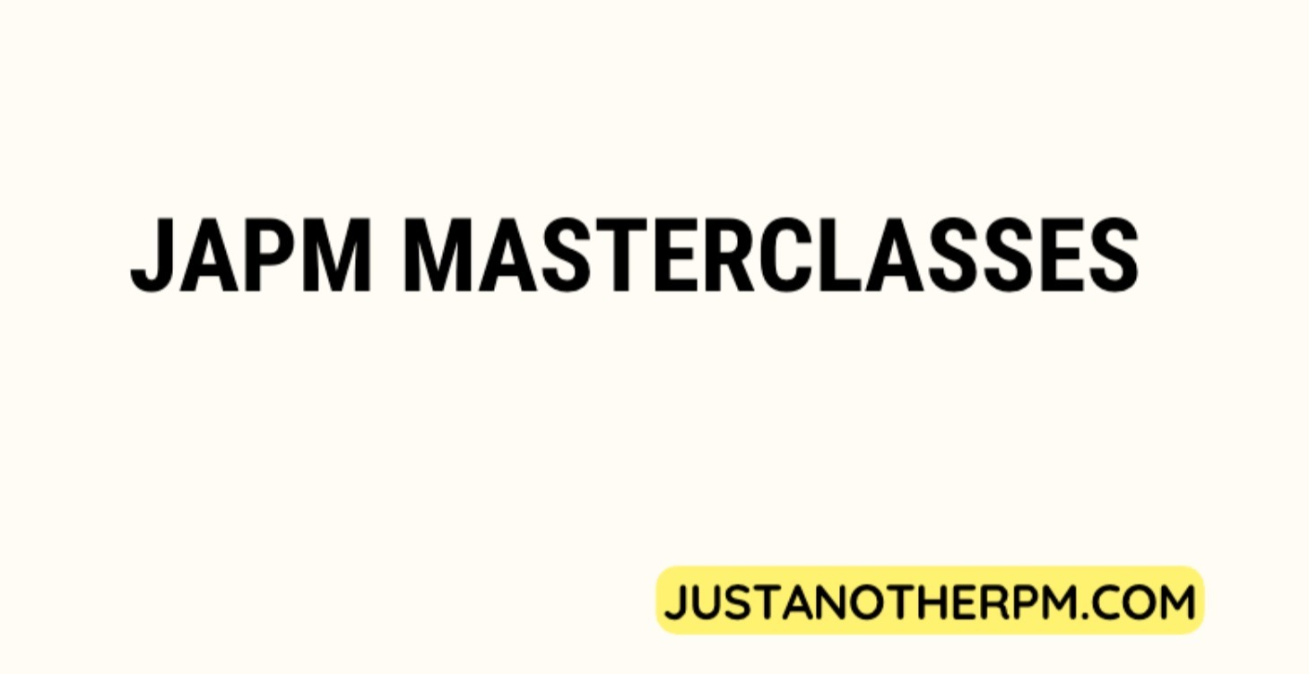 JAPM Masterclass