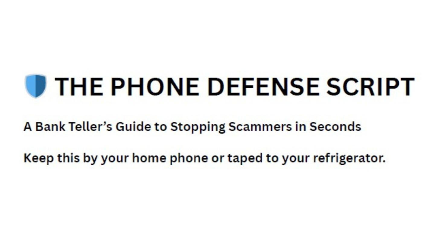 Stop Scammers On The Phone