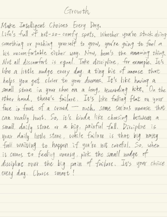 Day8. Transcribing: Growth 