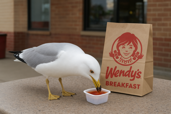 When Breakfast Turns into a Gull’s Snack