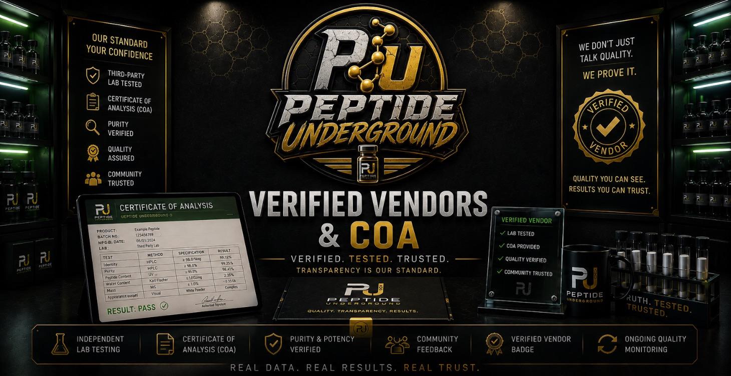 ✅ Verified Vendors & COA