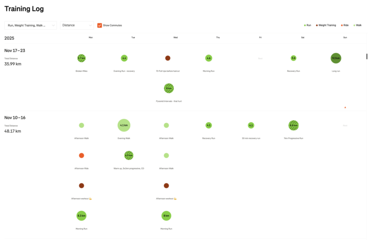 Weekly Progress Log | Nov 17 to Nov 23