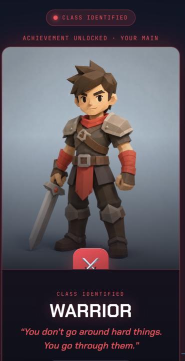 Warrior joining the fray 