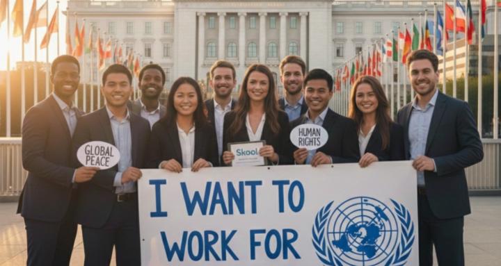 I want to work for the UN! 