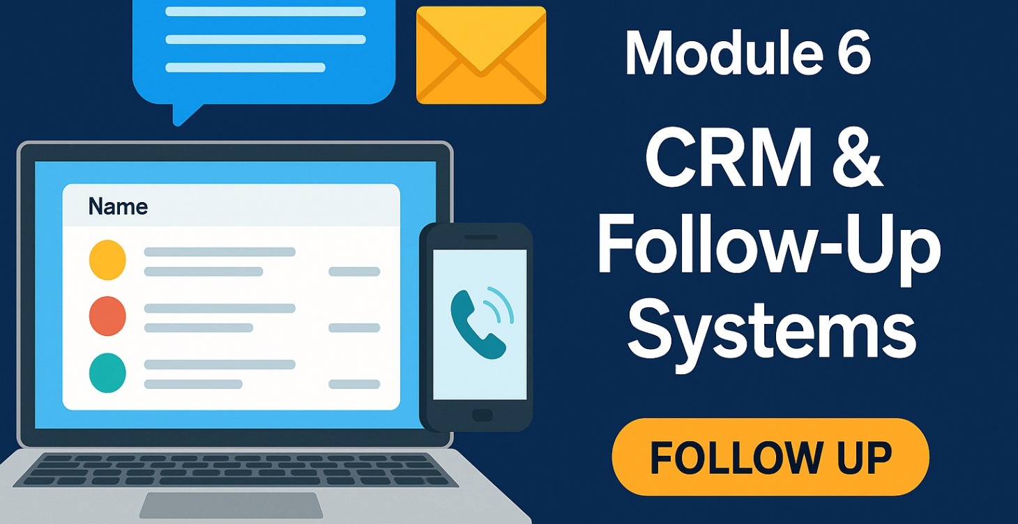 Module 6 – CRM & Follow-Up Systems