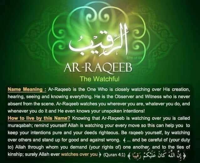 The Watchful---Al Raqeeb