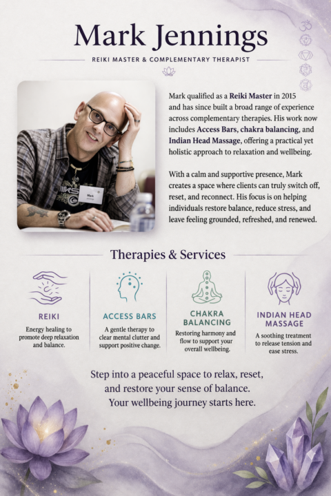 Mark Jennings - Reiki Master & Complimentary Therapist 