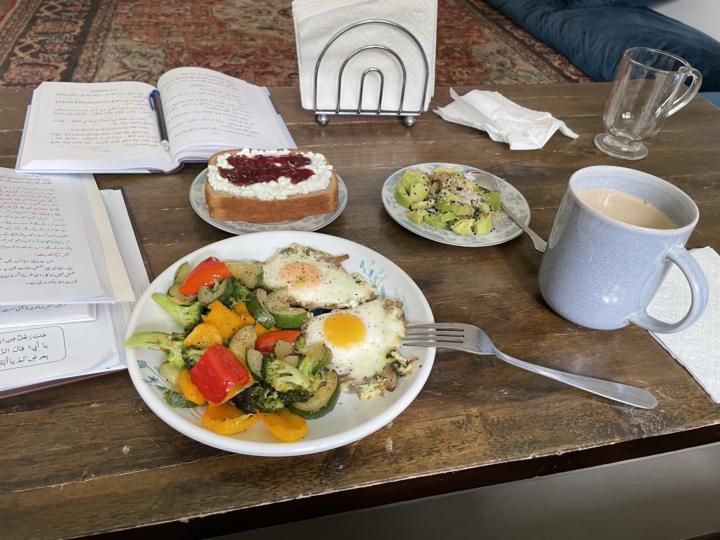 My breakfast this morning🥦🍉✅
