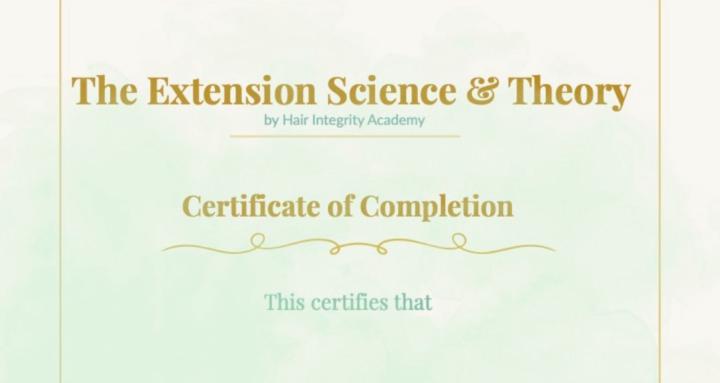Hair Extension Science&Theory