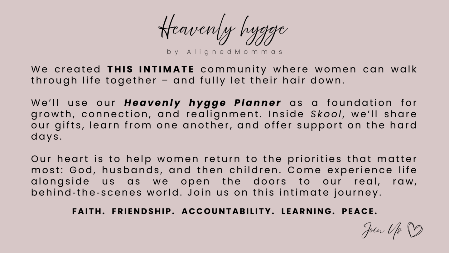 Heavenly Hygge Planner