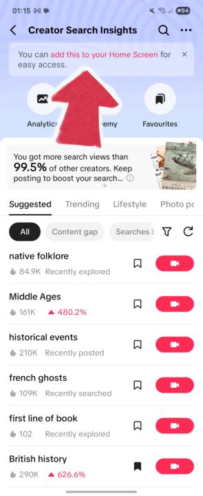 Creator Search Insights