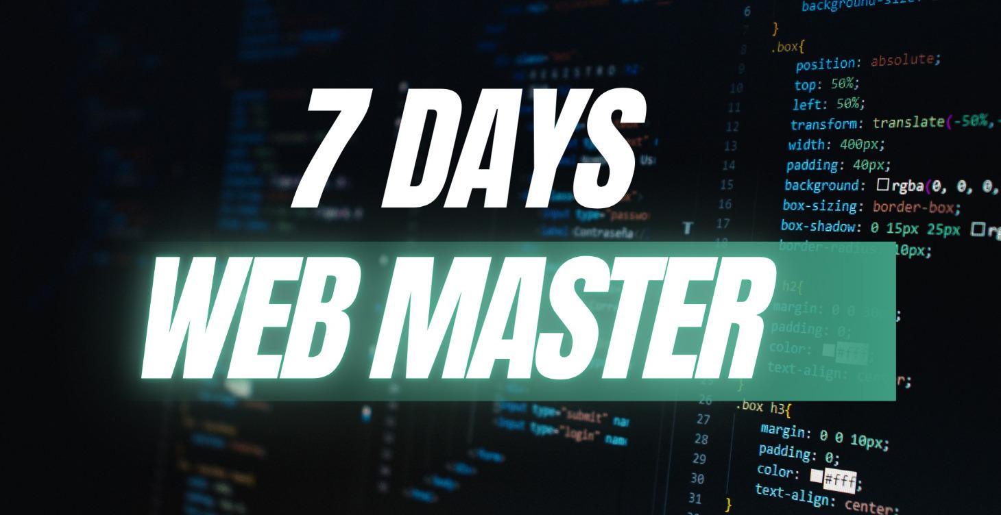 7 Day web master