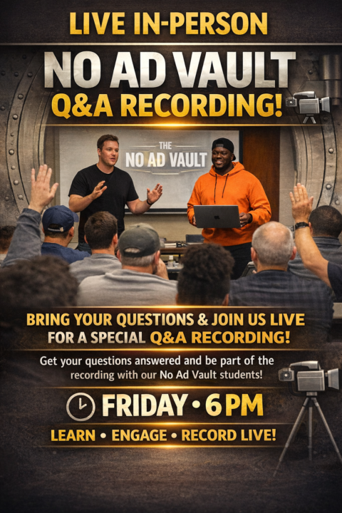 🔥 LIVE IN-PERSON NO AD VAULT Q&A RECORDING 🔥