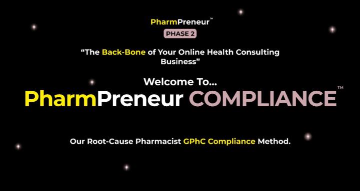 PharmPreneur COMPLIANCE™️