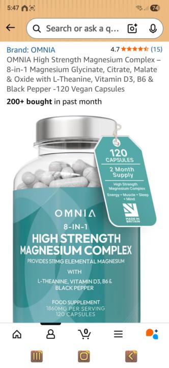 Magnesium suggestion 