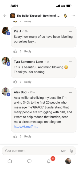 Scammer Alert… please be careful 