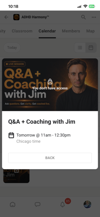 Q&A + Coaching Sessions