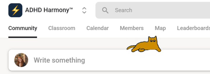 What's with the cat perched on my Comment?