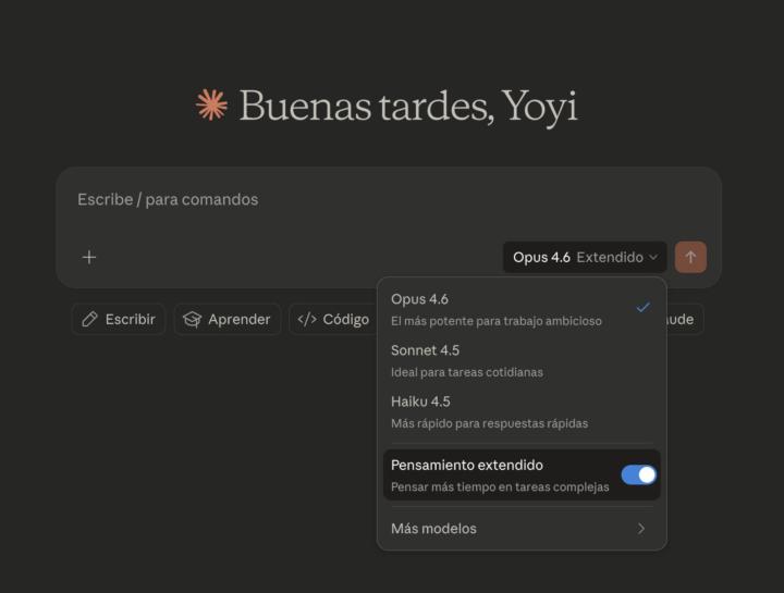 Opus 4.6 ya esta en linea