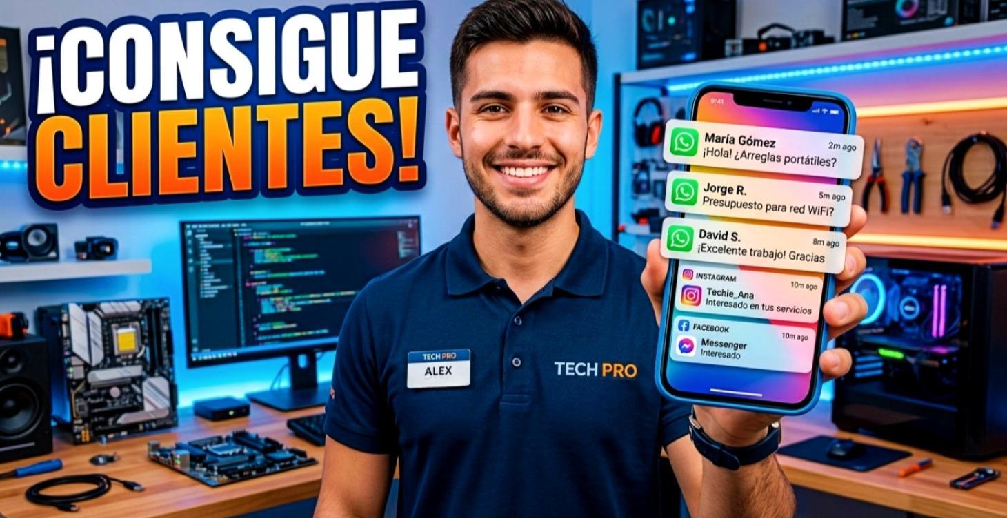 Marketing para Técnicos: Consigue Clientes Reales