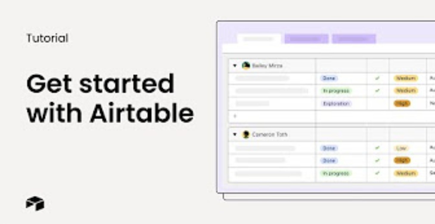 Get started with Airtable tutorial